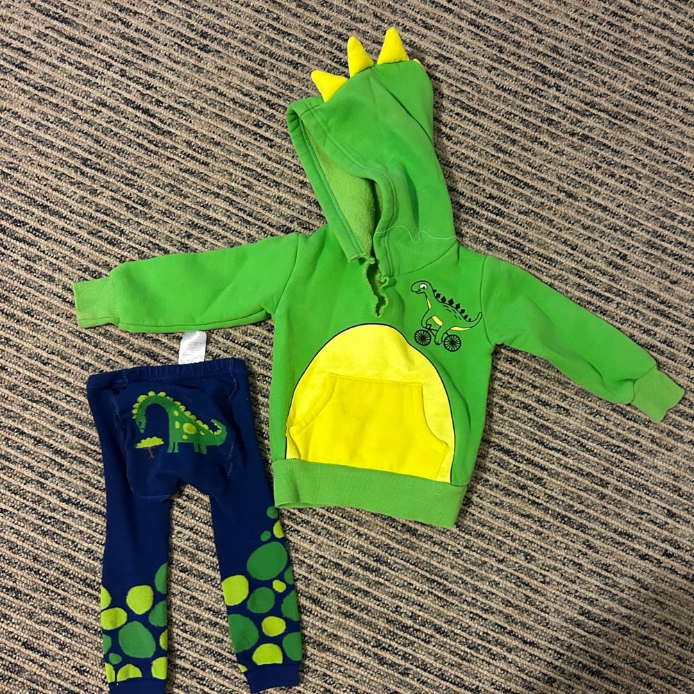 Dino sweatshirt and matching leggings